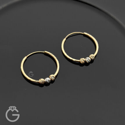 گوشواره حلقه ای البرنادو قطر 2 سانت