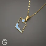 آویز طلای ایران میناکاری