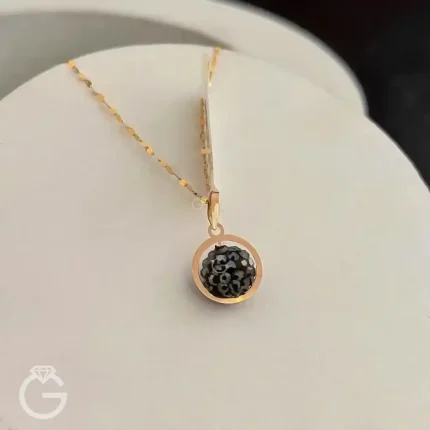 آویز سواروسکی مشکی