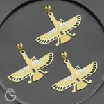 آویز طلا فروهر لیزری