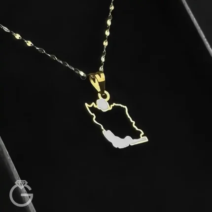 آویز طلای ایران میناکاری