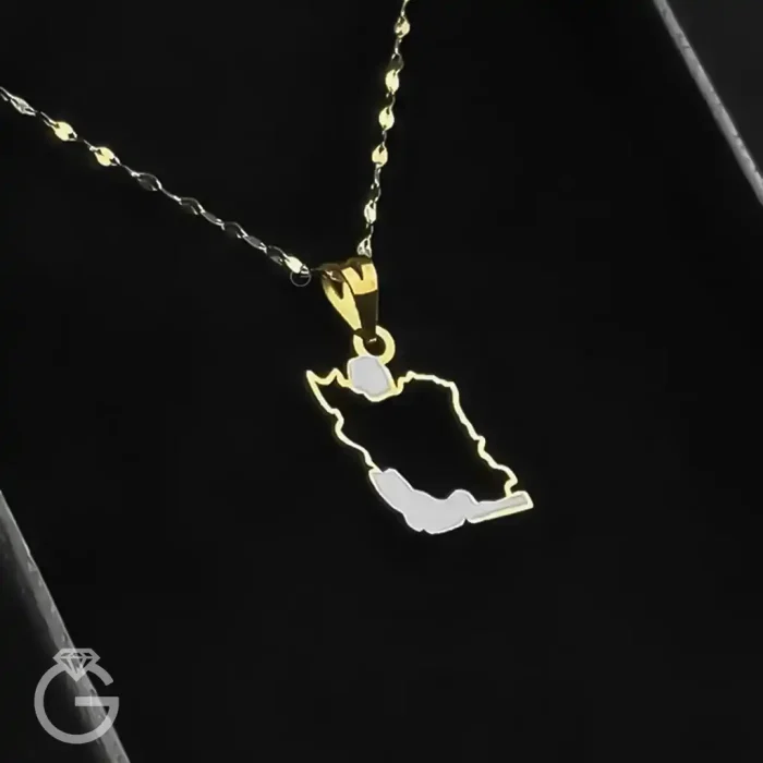 آویز طلای ایران میناکاری