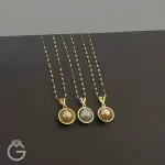 آویز طلای مرواریدی