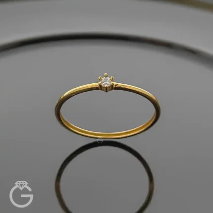 انگشتر سولیتر تک نگین