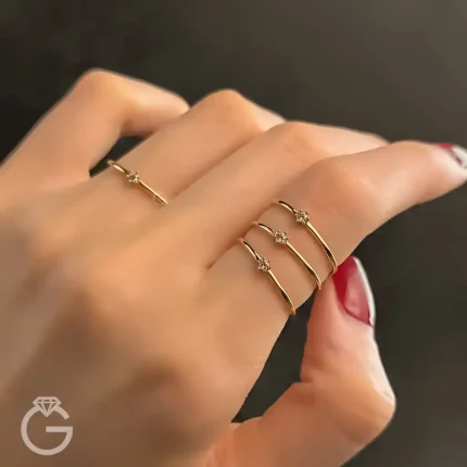 انگشتر سولیتر تک نگین