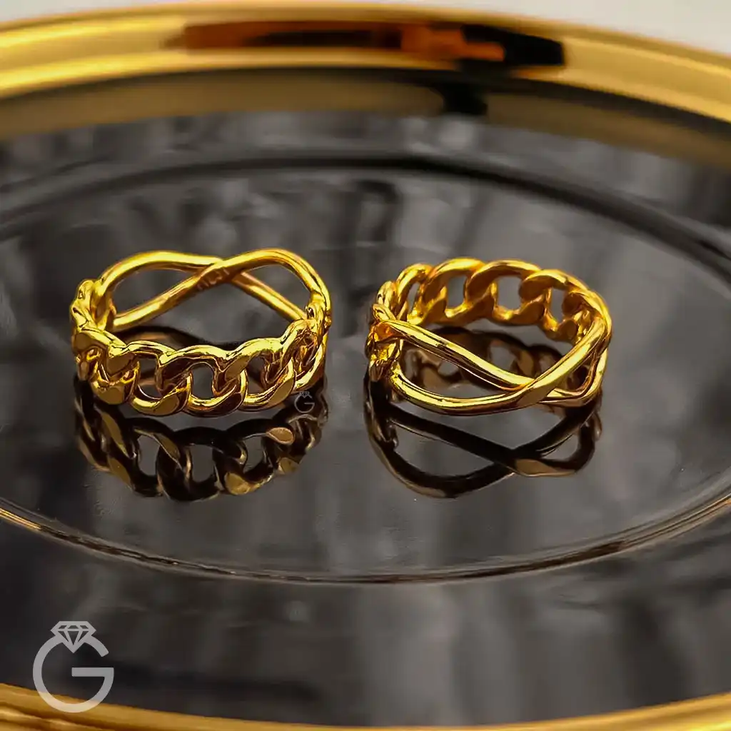 انگشتر طلا کارتیه و بینهایت (11) انگشتر طلا کارتیه و بینهایت