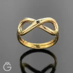 انگشتر طلای بینهایت دامله