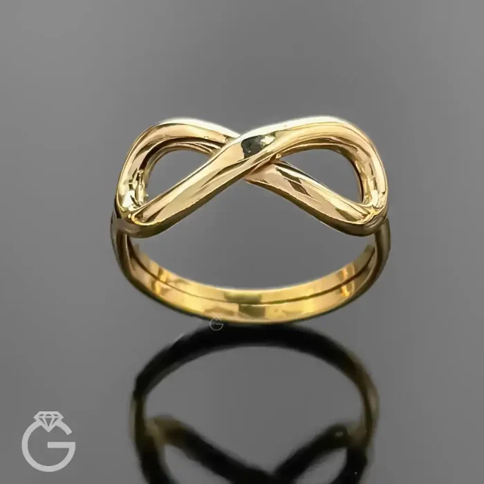 انگشتر طلای بینهایت دامله