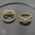 انگشتر طلای بینهایت دامله