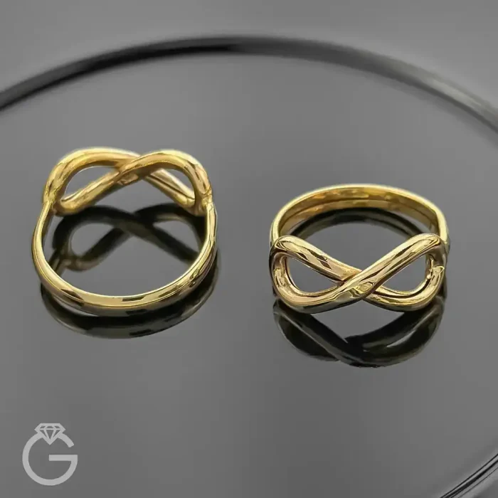 انگشتر طلای بینهایت دامله