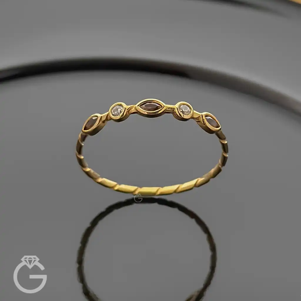 انگشتر مینیمال نگین دار (40)