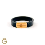 انگشتر-چرمی-طلا-طرح-فروهر