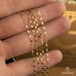 زنجیر-طلا-پولکی