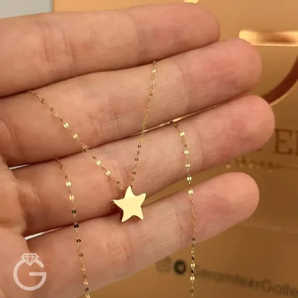 گردنبند ستاره سه بعدی