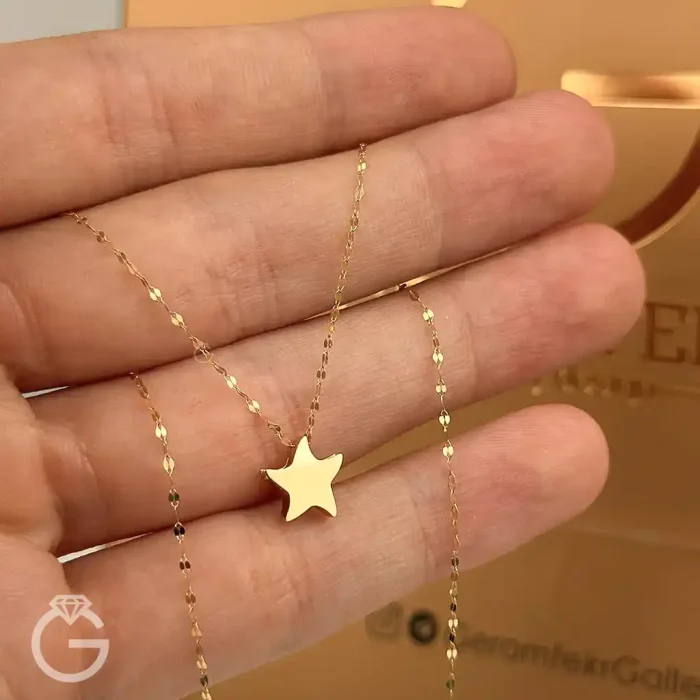 گردنبند ستاره سه بعدی