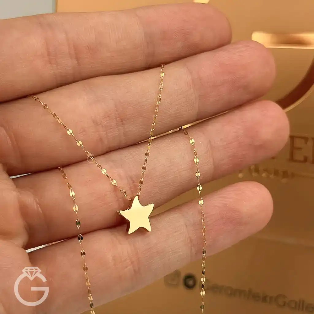 گردنبند ستاره سه بعدی (10) گردنبند ستاره سه بعدی