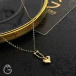 گردنبند طلای قلب و تیفانی