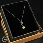 گردنبند طلای قلب و تیفانی