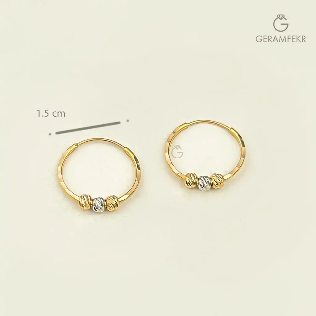 گوشواره-حلقهای-البرنادو-قطر1.5-1 گوشواره-حلقهای-البرنادو-قطر1.5