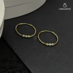 گوشواره حلقه ای قطر 2