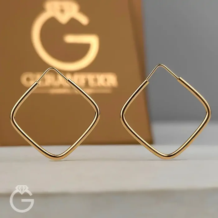 گوشواره مربع ساده