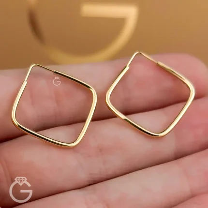 گوشواره مربع ساده