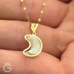 آویز طلا صدف کوچک