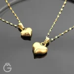 آویز طلای قلب دامله