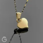 آویز طلای قلب دامله