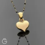 آویز طلای قلب دامله