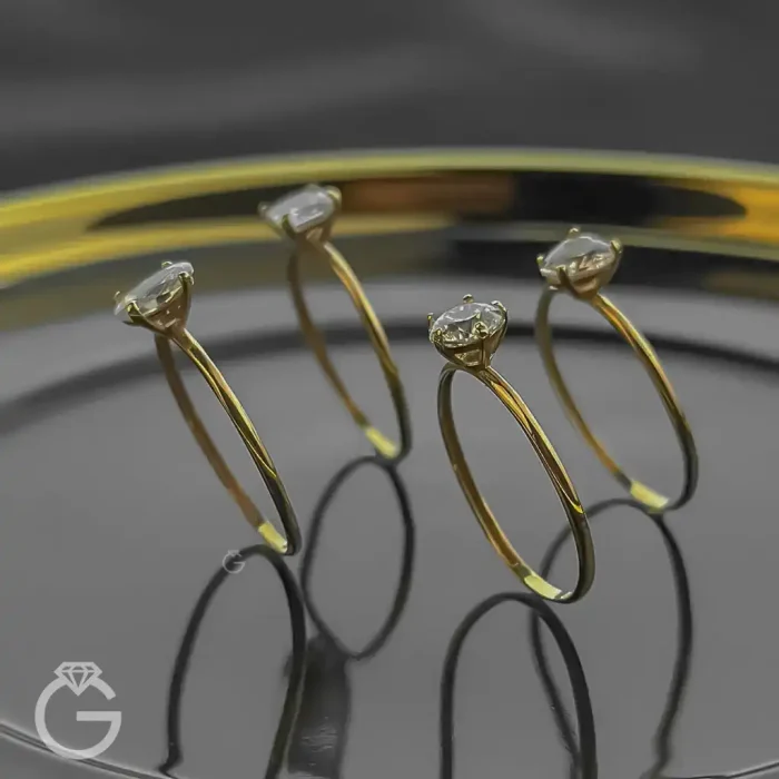 انگشتر طلا سولیتر