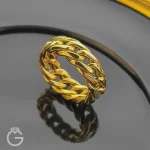 انگشتر طلای کارتیه زنجیری اسپرت