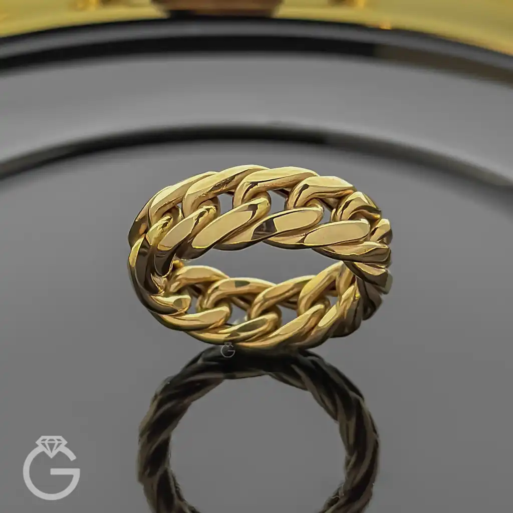 انگشتر طلای کارتیه زنجیری اسپرت (50) انگشتر طلای کارتیه زنجیری اسپرت