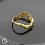 انگشتر موج دار کد 29200