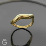 انگشتر موج دار کد 29200