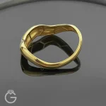 انگشتر موج دار کد 29200