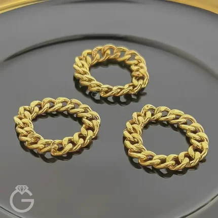 انگشتر کارتیه زنجیری