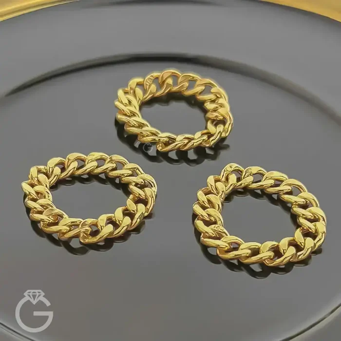 انگشتر کارتیه زنجیری (22) انگشتر کارتیه زنجیری