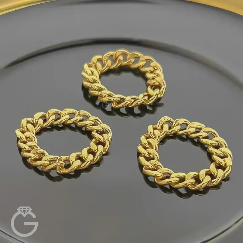 انگشتر کارتیه زنجیری