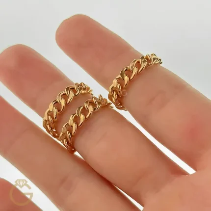 انگشتر کارتیه زنجیری