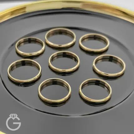 حلقه ساده طلا