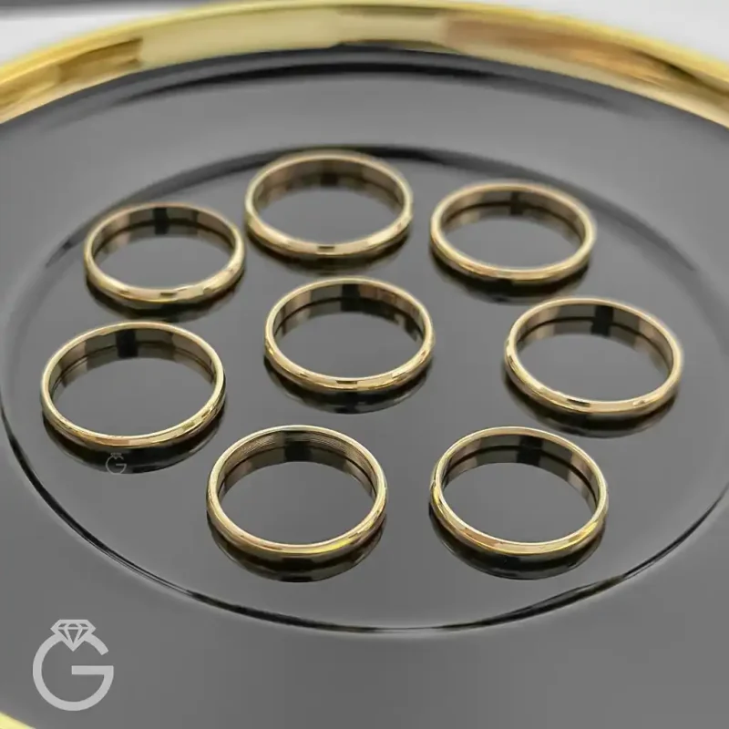 حلقه ساده طلا
