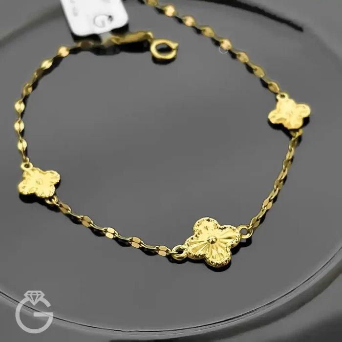 دستبند 3 گل تراش (10) دستبند 3 گل تراش