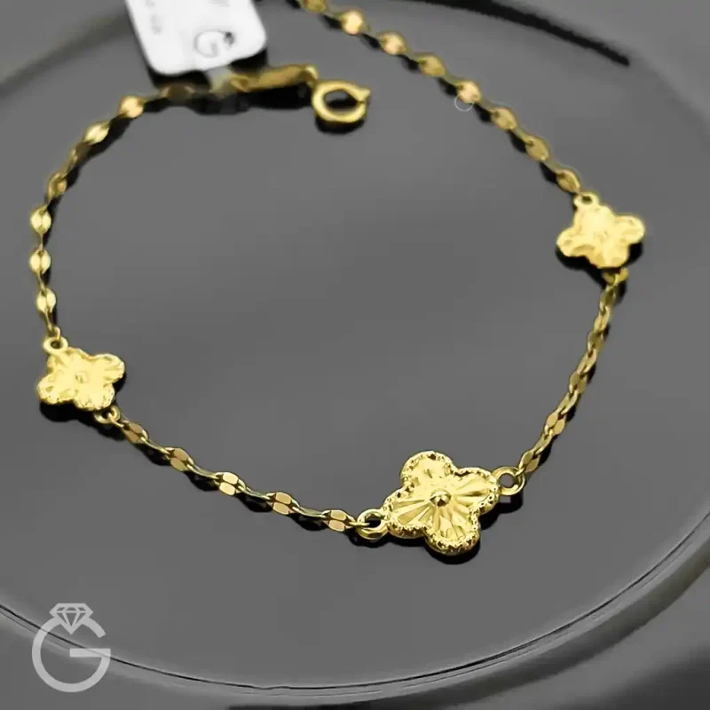 دستبند 3 گل تراش