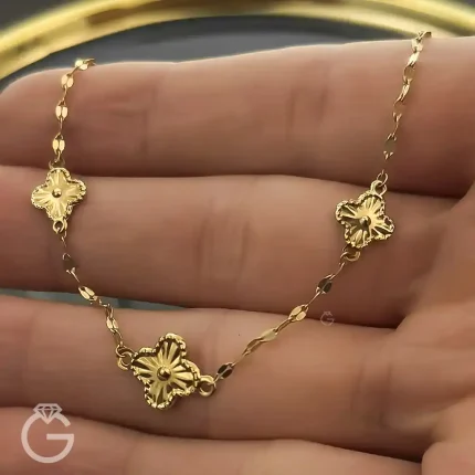 دستبند 3 گل تراش