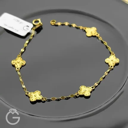 دستبند 5 گل تراش