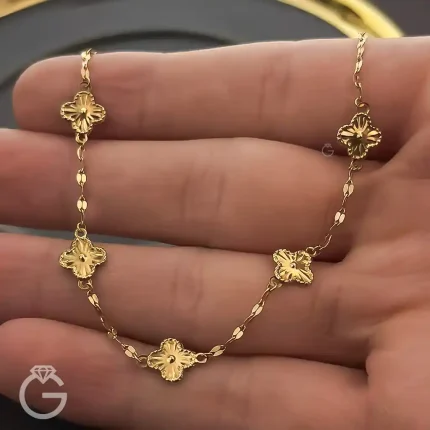 دستبند 5 گل تراش