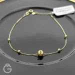 دستبند طلای گوی لوکس