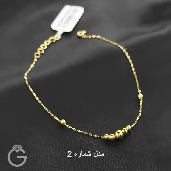 دستبند طلای گوی لوکس ترک