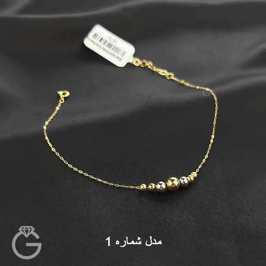 دستبند طلای گوی لوکس ترک (12) دستبند طلای گوی لوکس ترک